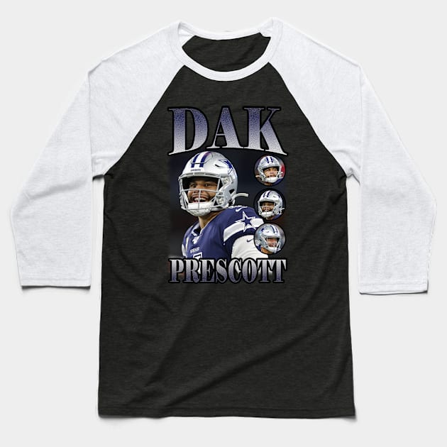 BOOTLEG DAK PRESCOTT VOL 2 Baseball T-Shirt by hackercyberattackactivity